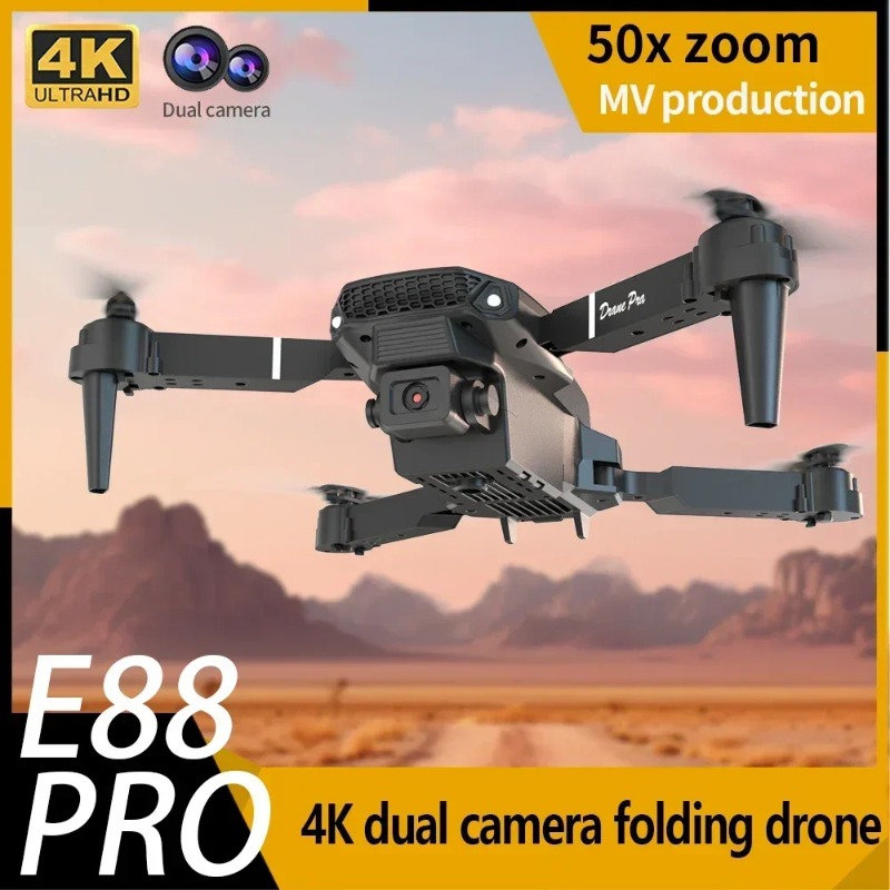 Drone Kit Tricopter - Mini drone E88 avec caméra HD