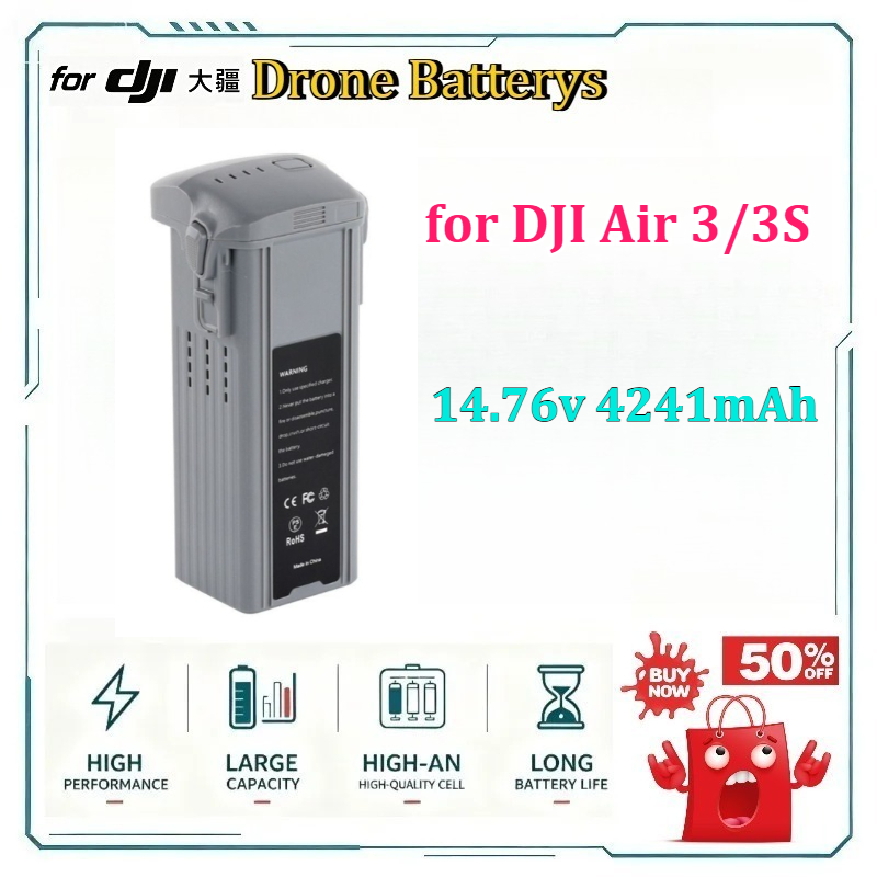 Dji Drone Air 3 - Batterie pour drone Air 3/3S, 14,76